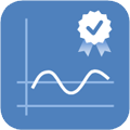 Data quality controlled delayed mode icon